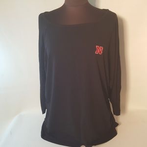 University Nebraska Huskers Scoop Neck Logo Cutter